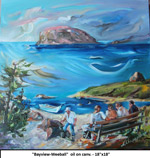 Bayview-Weeball, Oil on Canvas