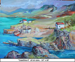 Coastline-4, Oil on Canvas