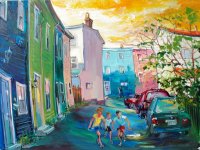 Fullness of Joy, St.John's Canada, Oil on Canvas