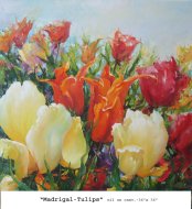 Madrigal tulips, Oil on Canvas